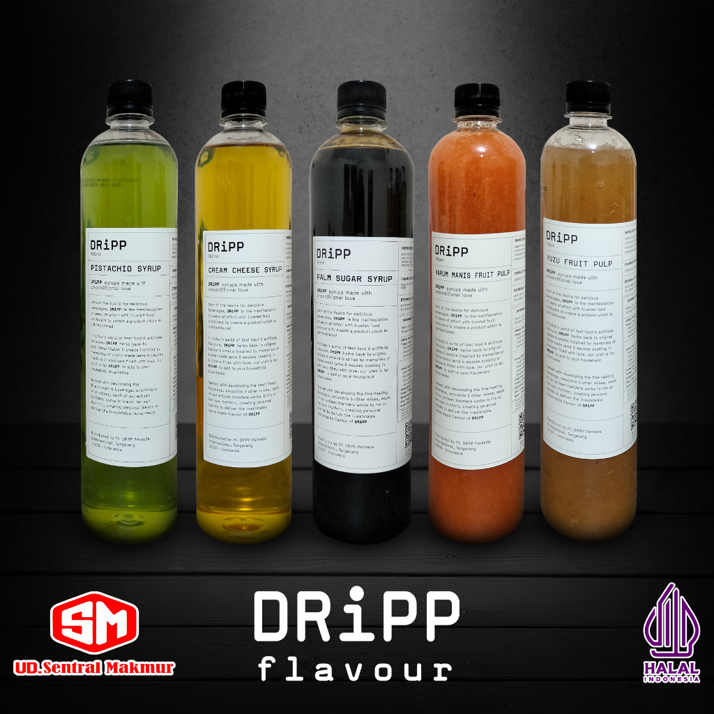 

SYRUP "DRIPP" 760ml Banyak Varian Rasa