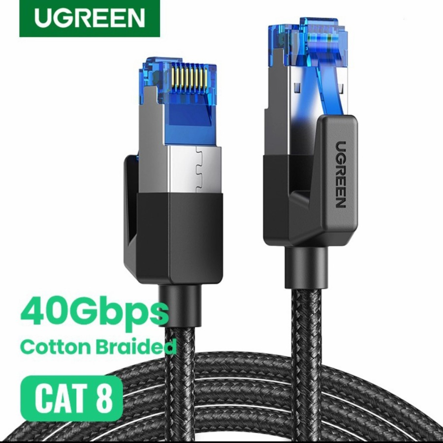 Ugreen Kabel Lan Cat8 40Gbps 2000Mhz SSTP NW153 Ugreen Kabel Lan Cat 8