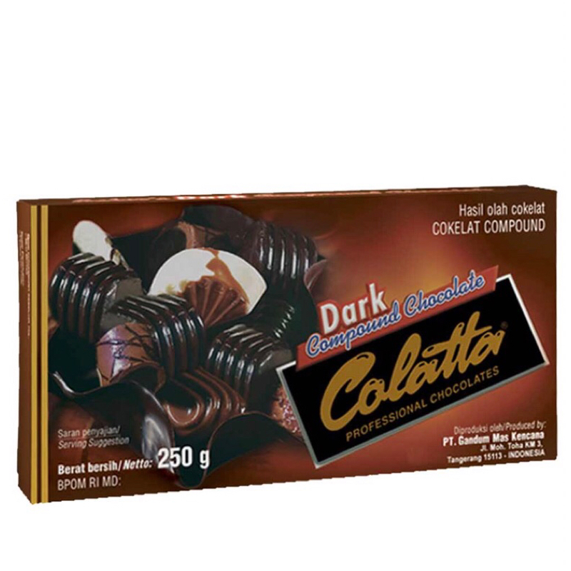 

Colatta Dark compound chocolate 250g