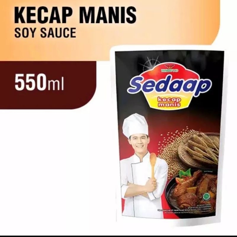 

Kecap Sedaap kemasan 550ml