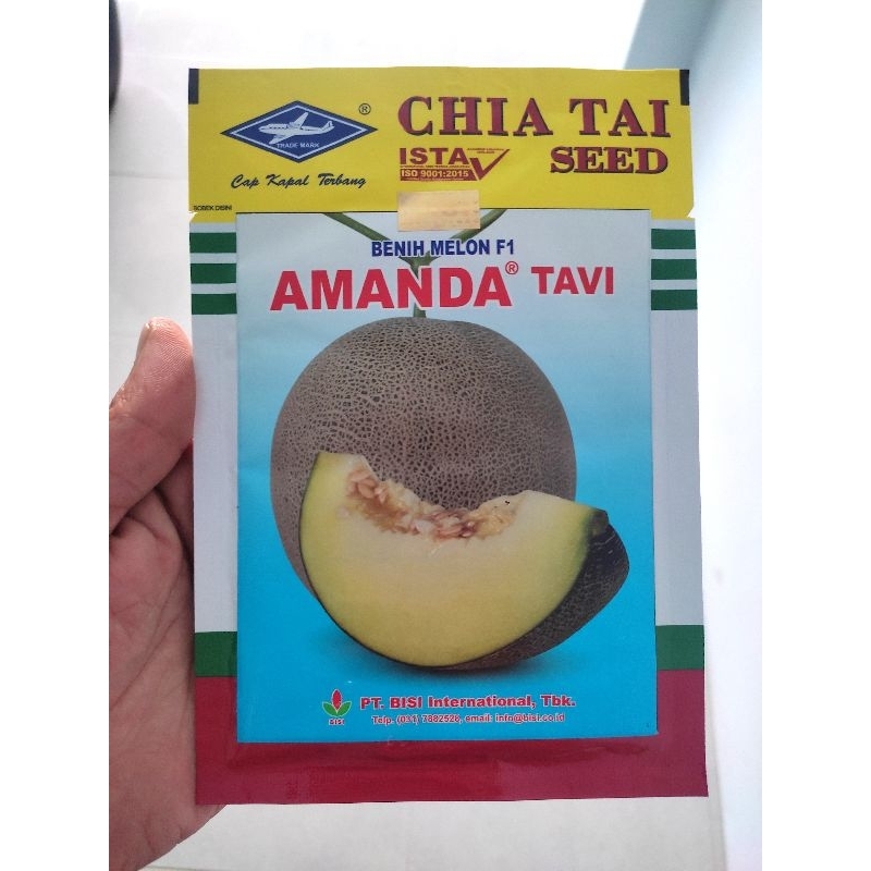 Benih Melon Amanda Tavi isi 550biji 100%Original (Expired 01/2025)