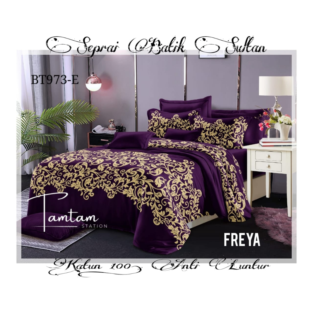 Sprei Set JUMBO 200x200 Katun BONITA/Sprei JUMBO Motif