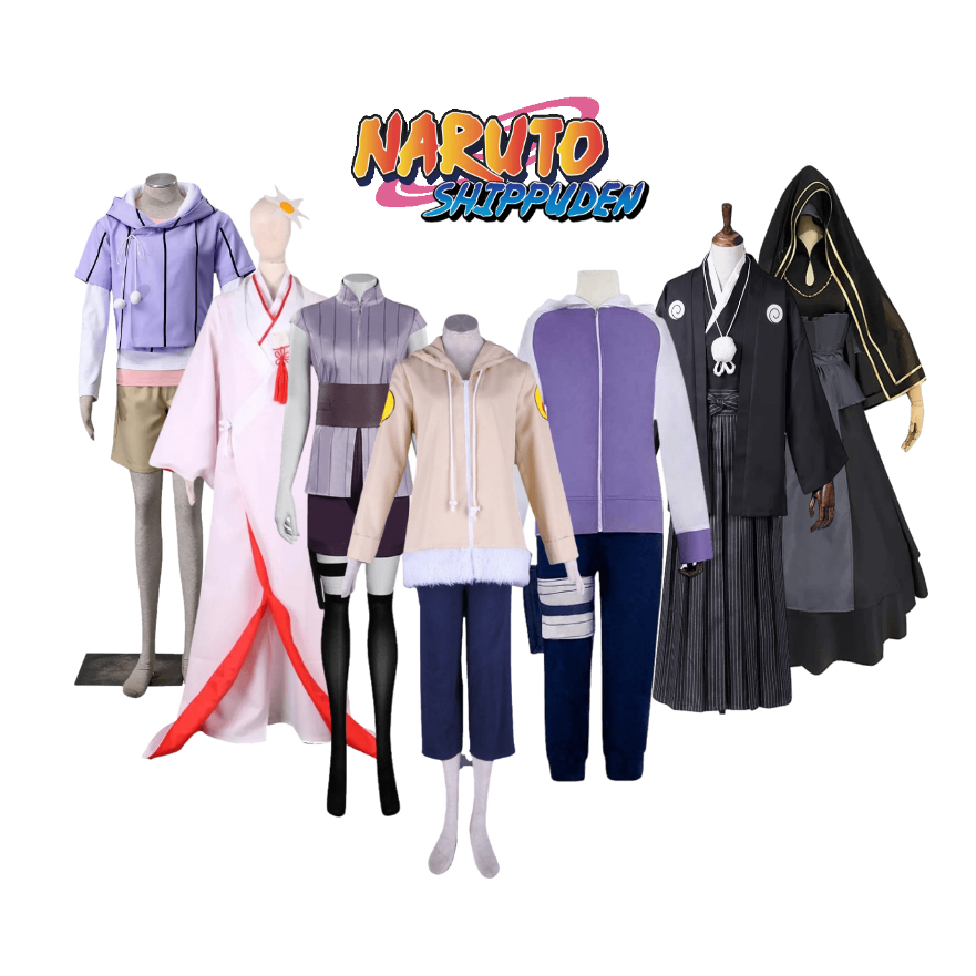 Jaket Sweater Cosplay Naruto Anime Hyuga Hinata