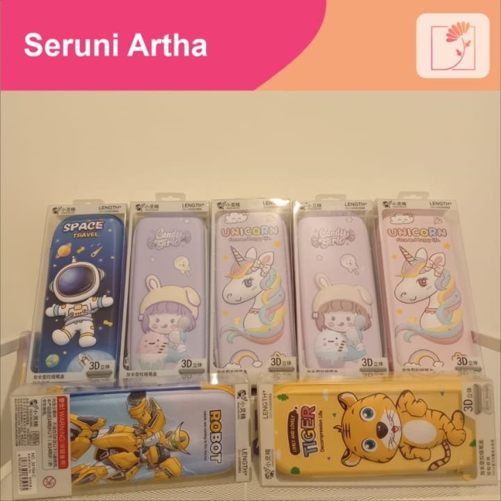 

Tempat Pensil Karakter 3D Premium