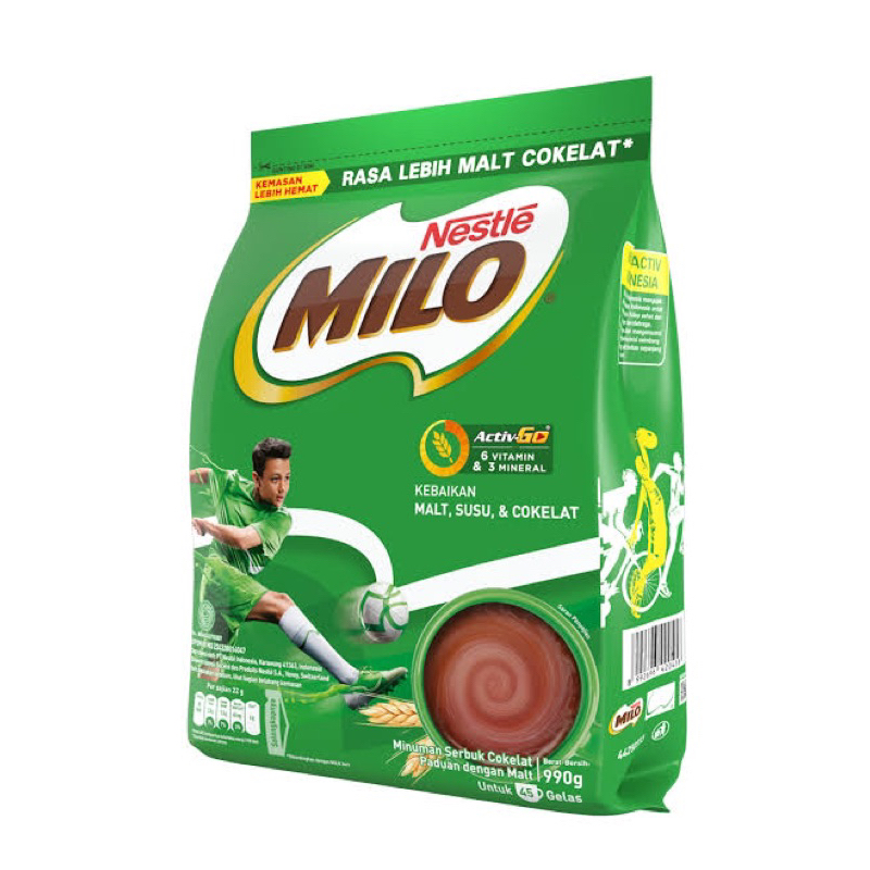 

Milo susu kemasan 35 gr x 18