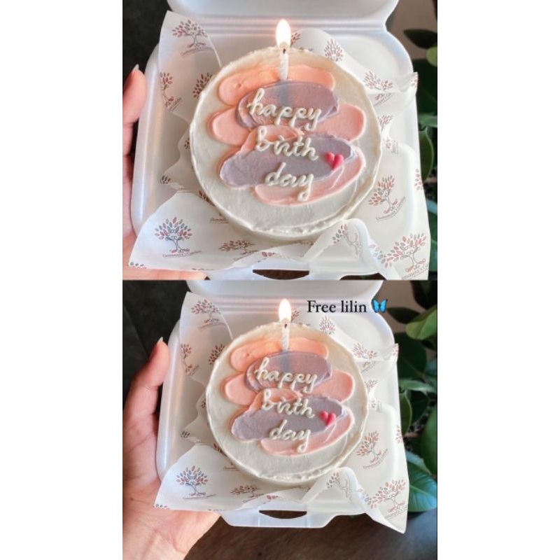 

korean cake / bento cake diameter 12 kue mini lucu murah