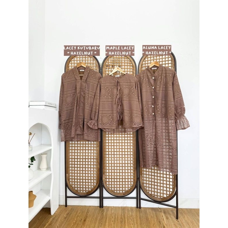 KUTUBARU LACEY, MAPLE LACEY BLOUSE, ALUNA LACEY TUNIC LOCANA LEBEL