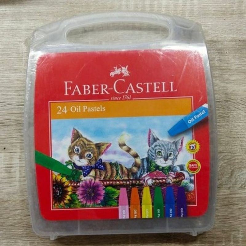 

Krayon / oil paste faber Castell 18/ 24 warna (SSS)