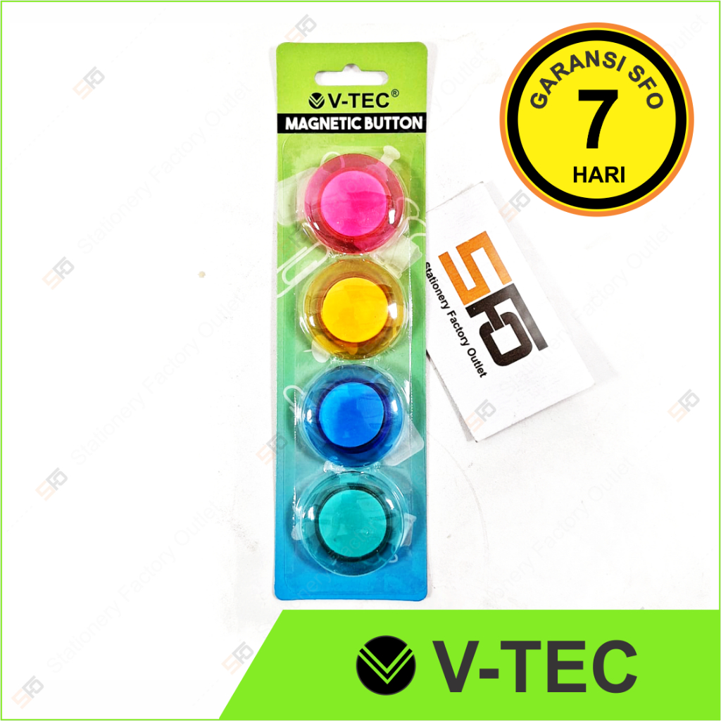 

Magnet Papan Tulis Besar Transparan V-Tec isi 4 - VT-MB40CLR - SFO Semarang Official