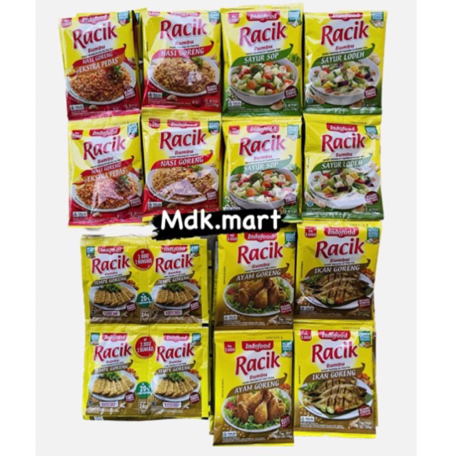 

Bumbu Racik Ikan Goreng - Ayam Goreng - Racik Nasi Goreng - Racik Sop - Racik Sayur Asam - Satu Renceng