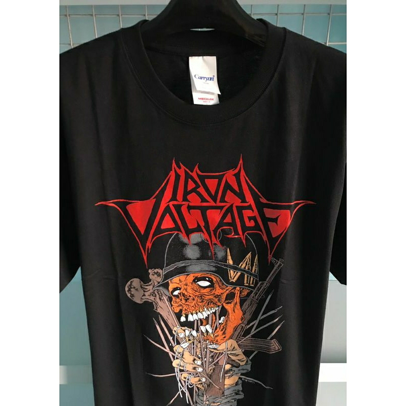 Iron Voltage - East Java Tour Tshirt - Black | Baju Band Original