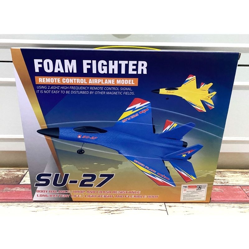 Foam Fighter Remote Control Airplane / Pesawat Tempur Remote Control