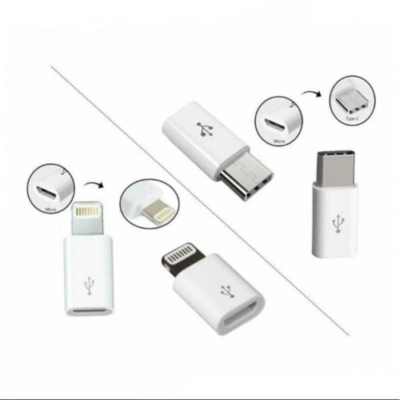 CONVERTER USB TYPE C USB IPHONE LIGHTNING CONVERTER IPHONE ADAPTOR CONVERTER USB