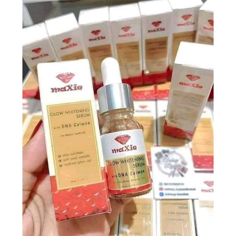 serum glow whitening maxie