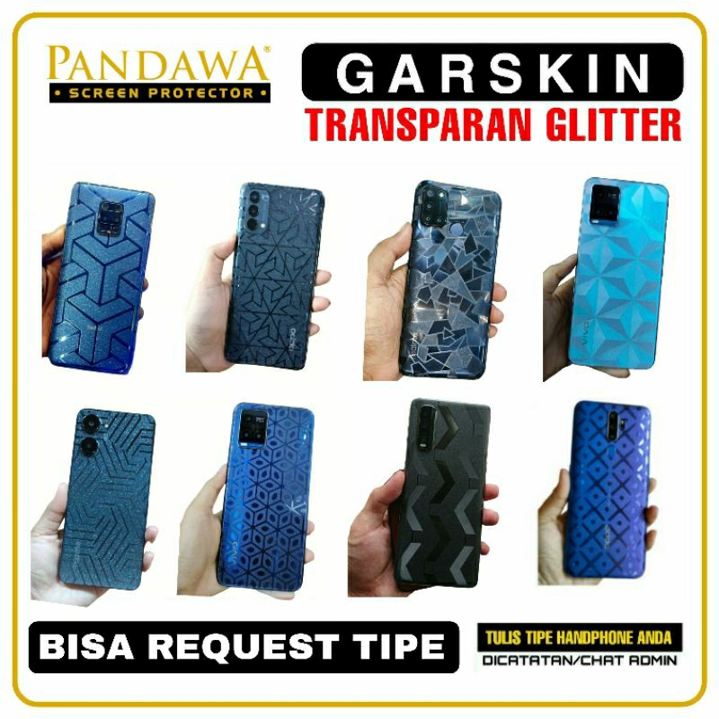Garskin/Skin Transparan Anti Jamur Poco all Series Poco M3/Poco M3 Pro (5G)/Poco M4 Pro/Poco X3 Pro/