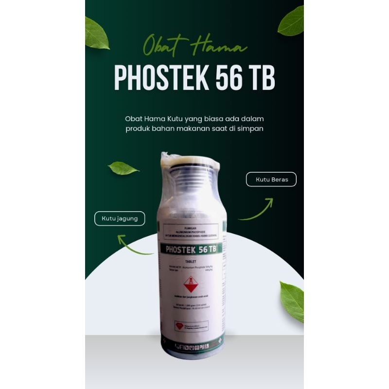 PHOSTEK 56TB Obat Hama Kutu Beras Kutu Jagung Kutu Tepung Obat Fumigan Pertanian & Perkebunan