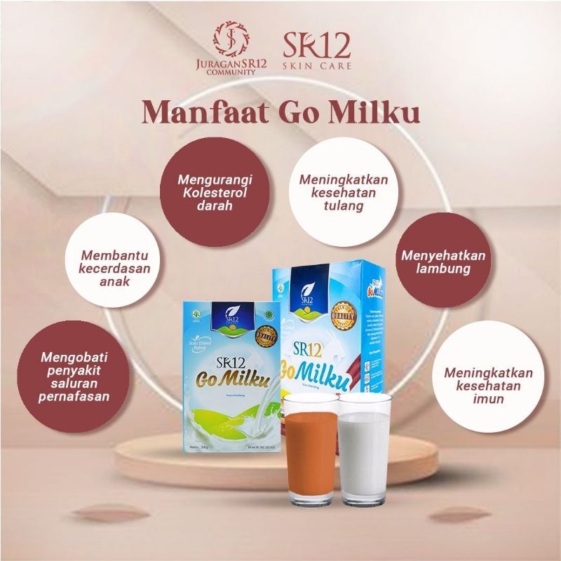 

Susu kambing etawa bubuk Go Milku SR12 BPOM