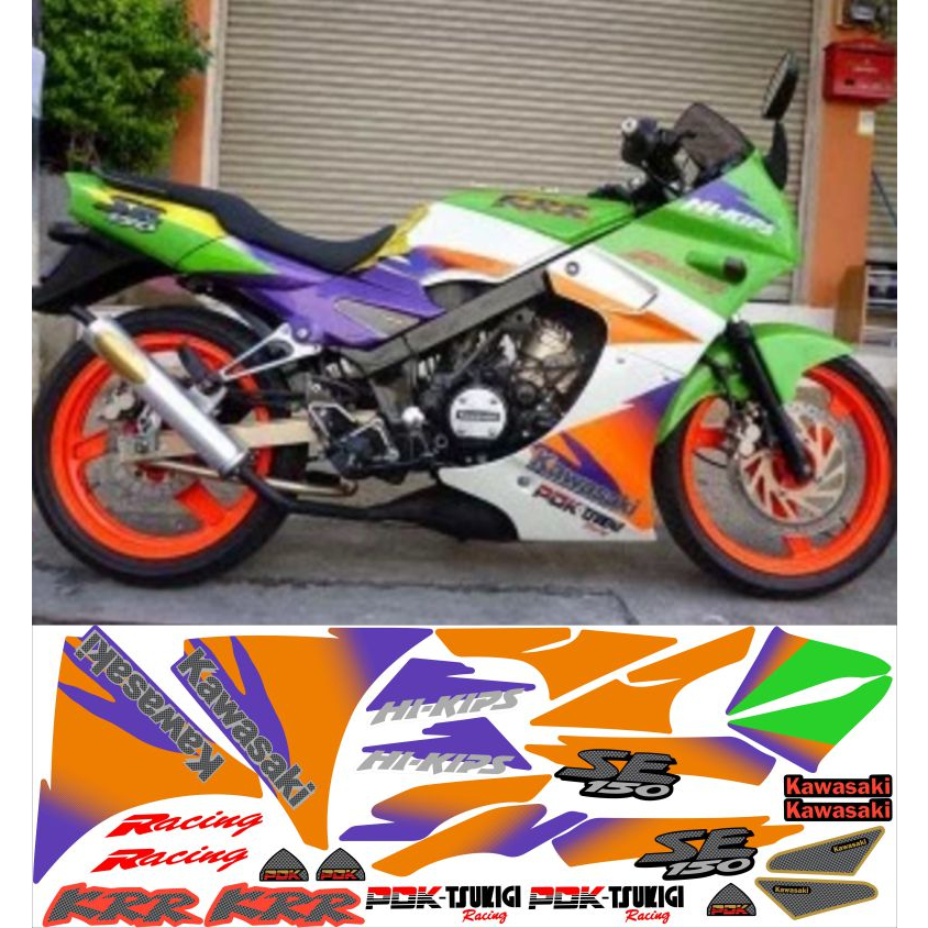 Sticker stripping ninja KRR SE 98 stiker striping KRR SE