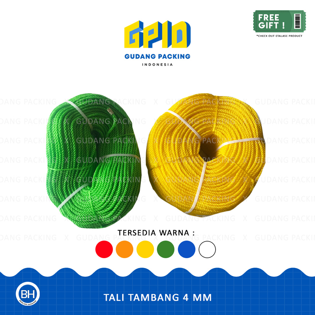 

Tali Tambang 4mm / 4 mm Super Quality