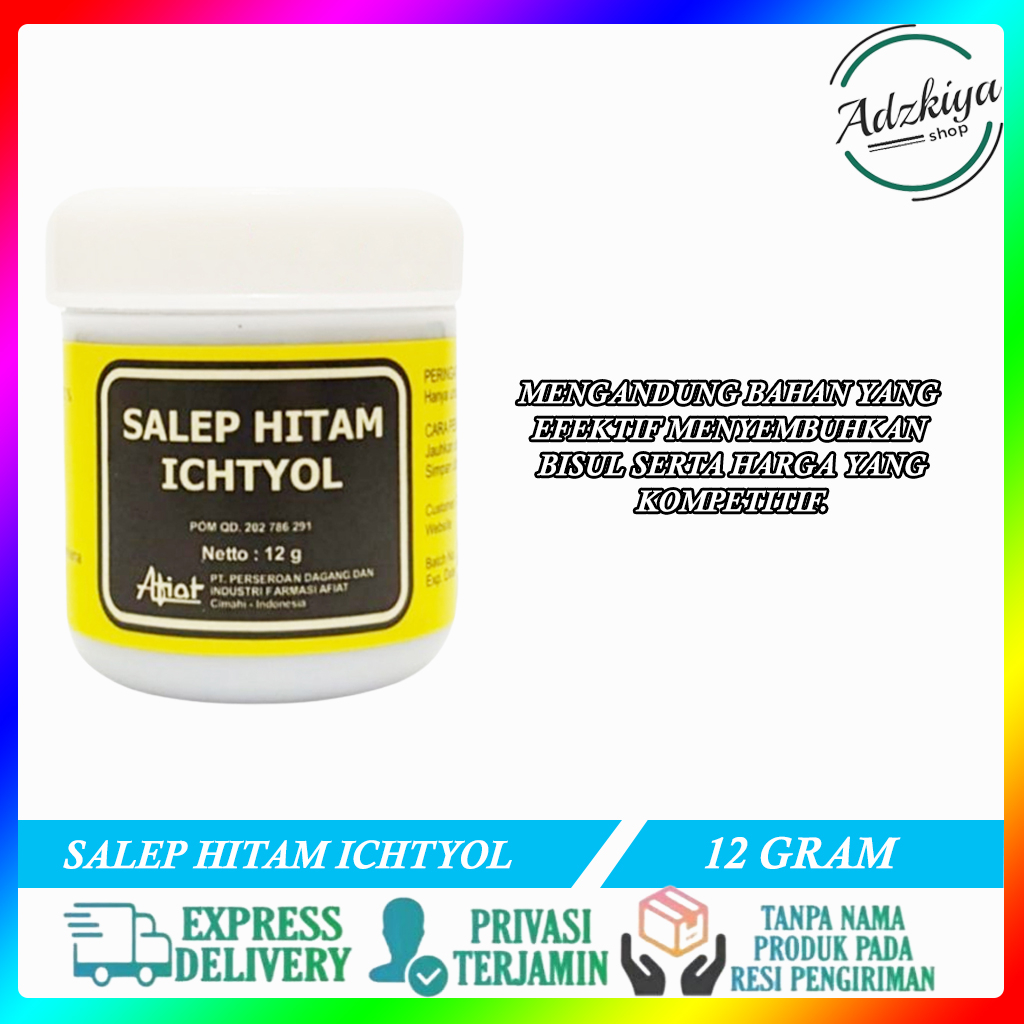 SALEP HITAM ICHTYOL (AFIAT) ~ UNTUK BISUL/salep bisul
