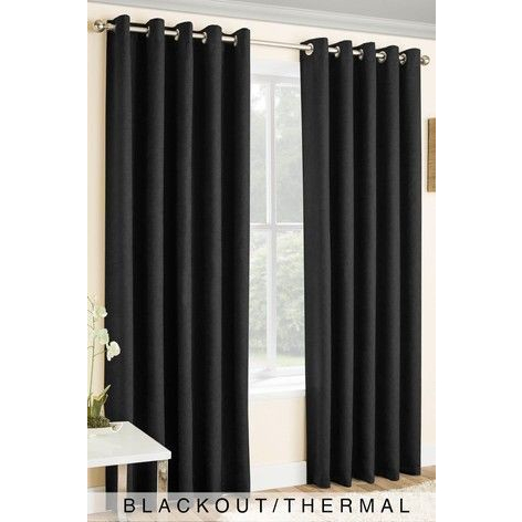 Gorden blackout import motif polos warna hitam ukuran bisa custom