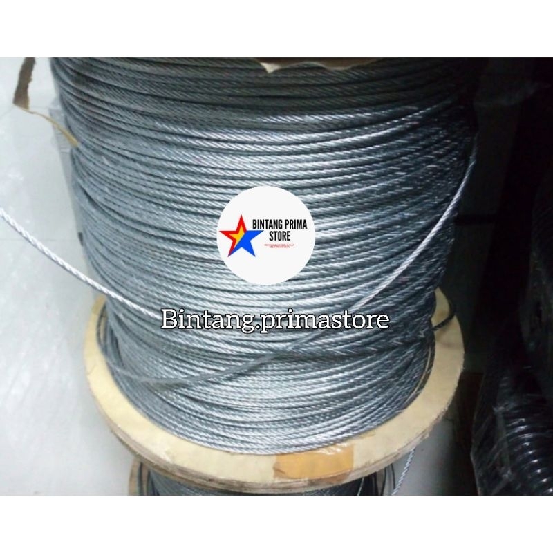 Tali Kawat / Kabel Sling / Kabel Seling / Sling Wire 3mm Galvanis