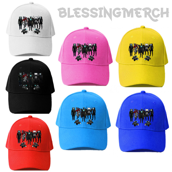 TOPI BASEBALL ANAK MOTIF NEW TITAN CAMERAMAN TV MAN TV WOMAN SPEAKERMAN SKIBIDI TOILET