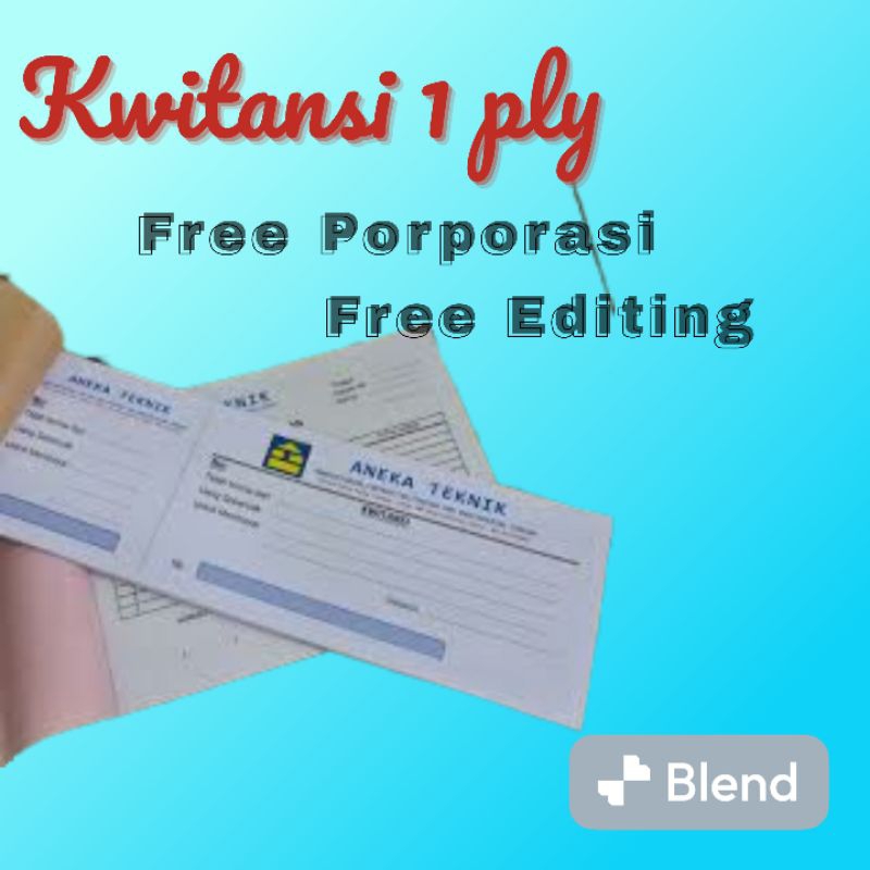 

Kwitansi custom 1 ply