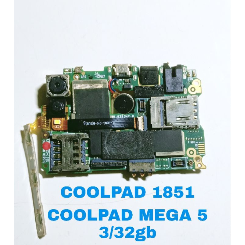 mesin Coolpad mega 5 coolpad 1851 3/32gb normal siap pakai