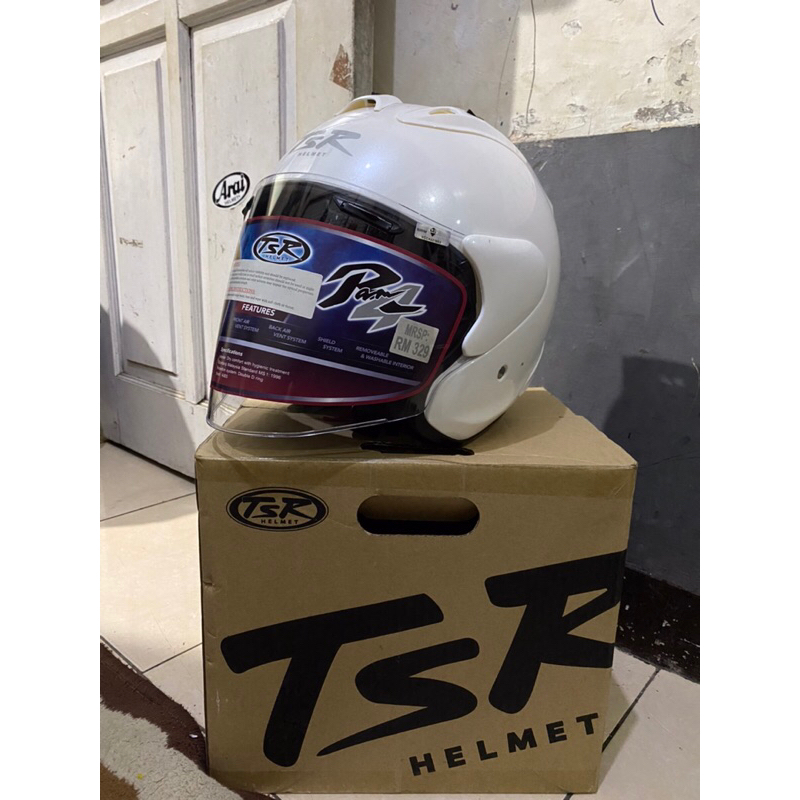Helm TSR Ram 4 White Glass