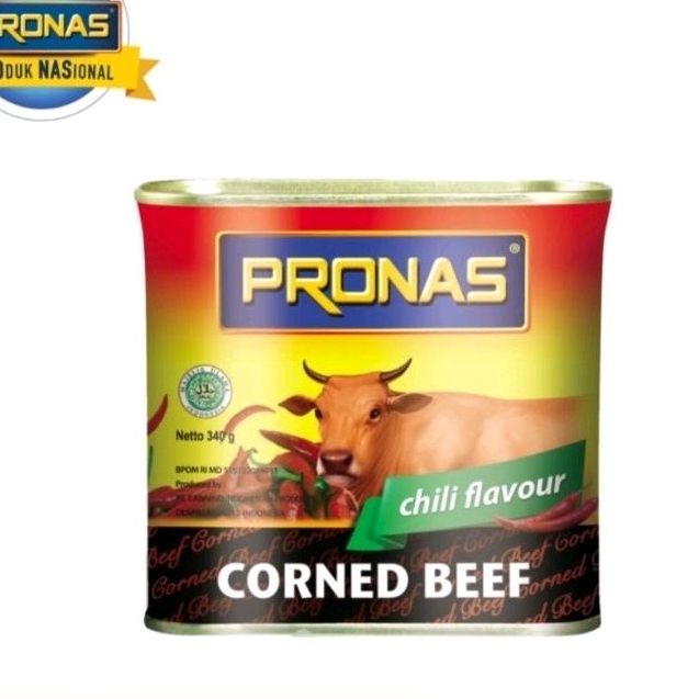 

pronas kornet sapi pedas corned beef chili flavour 198gram