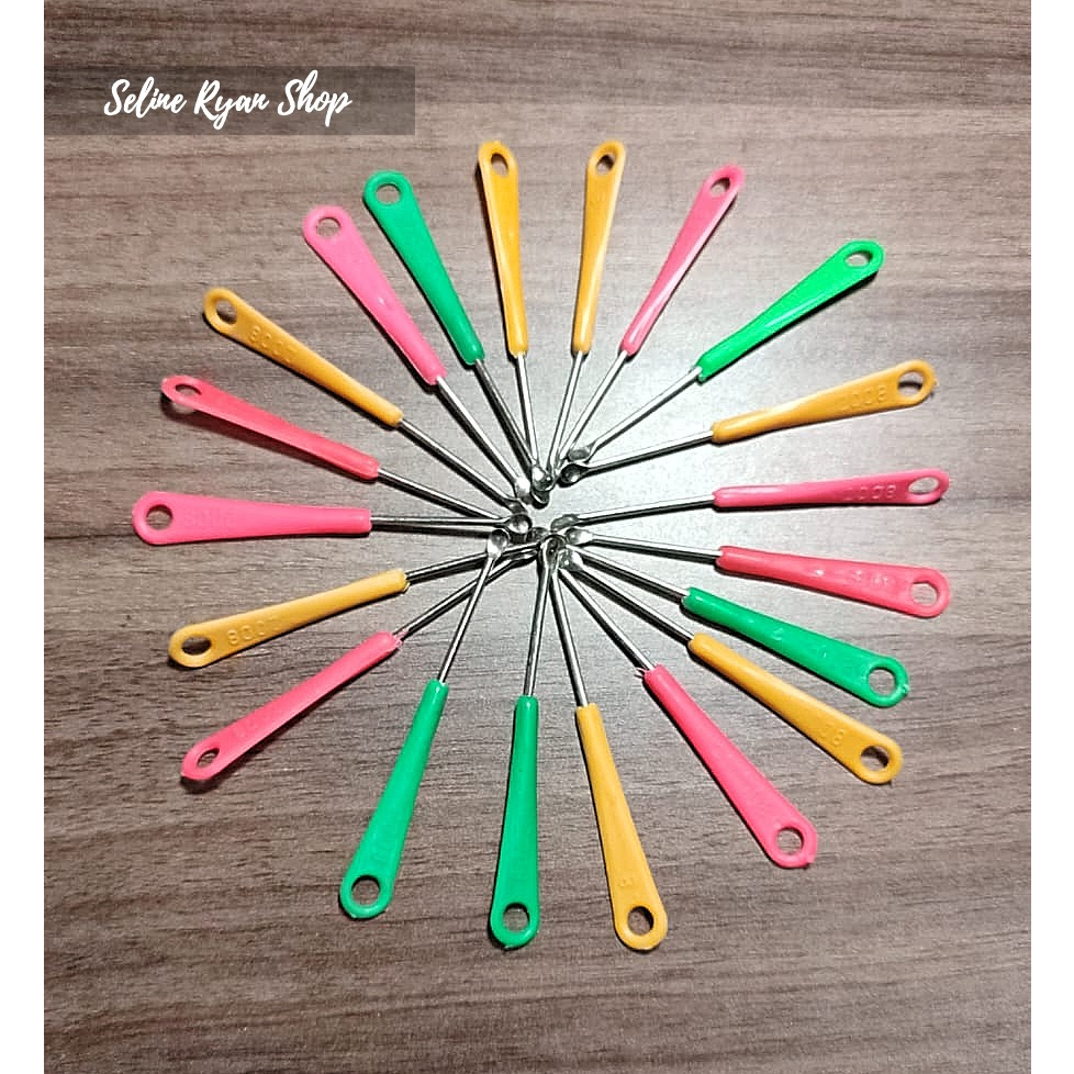 Korekan Kuping / Pembersih Kotoran Telinga Model Besi Gagang Plastik