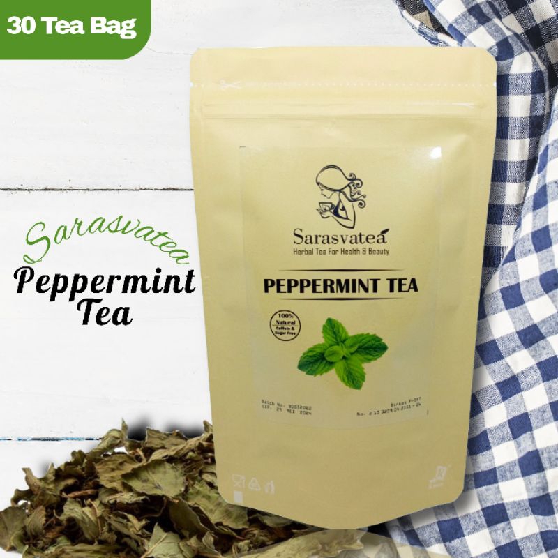 

PEPPERMINT TEA : TEH DAUN MINT ISI 30 TEA BAG