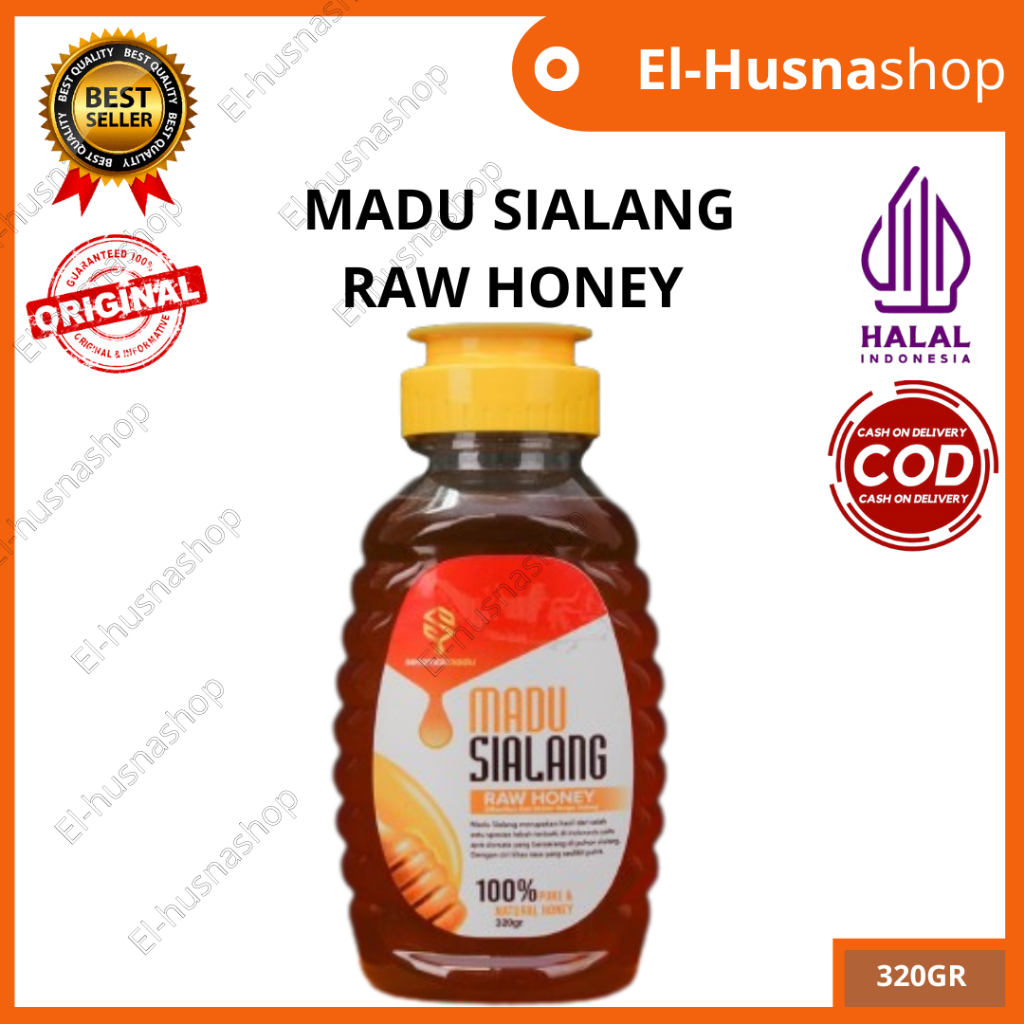 

Madu Sialang 320gr Raw Honey Dihasilkan Dari Nektar Bunga Sialang Pure & Natural Honey Madu Murni Asli Original