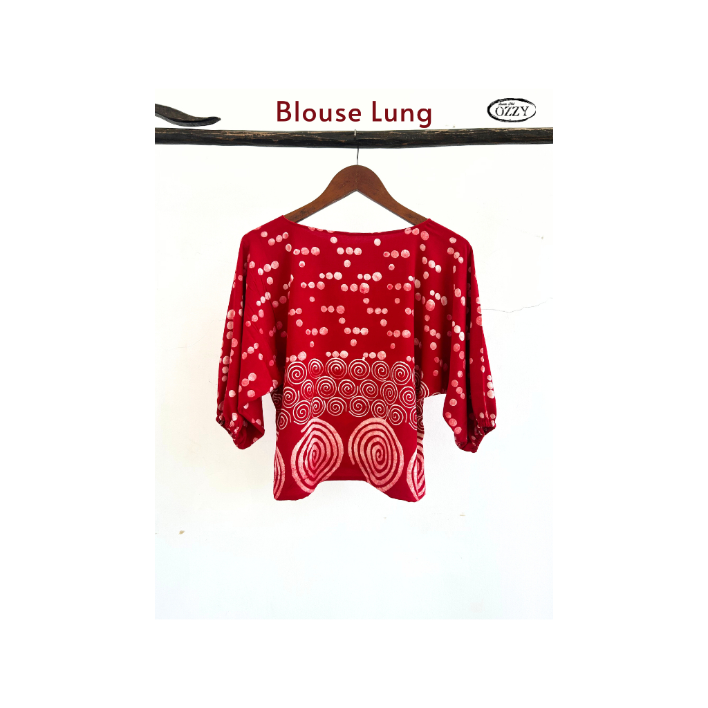 Ozzy Batik Pekalongan Blouse Lung