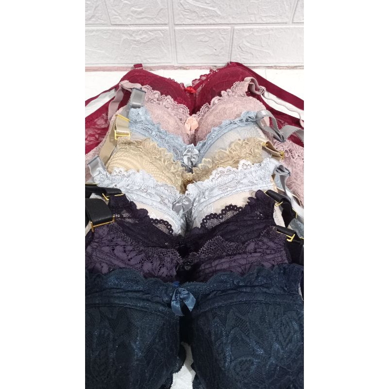 BRA BH BUSA/ BRA BH RENDA/ BRA BH BUSA TANPA KAWAT UKURAN 38