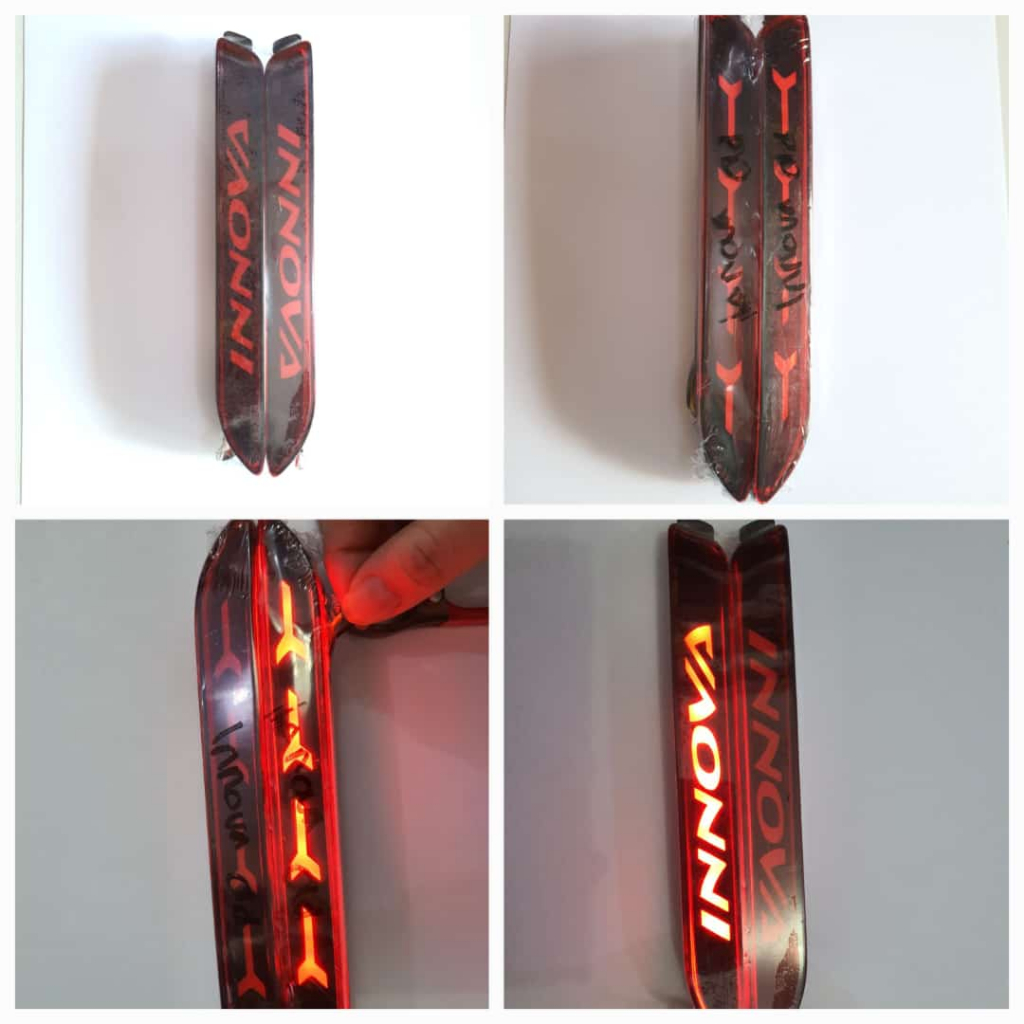 bombastis promo lampu Mata Kucing Reflector Bumper Toyota Innova Old 1Pair