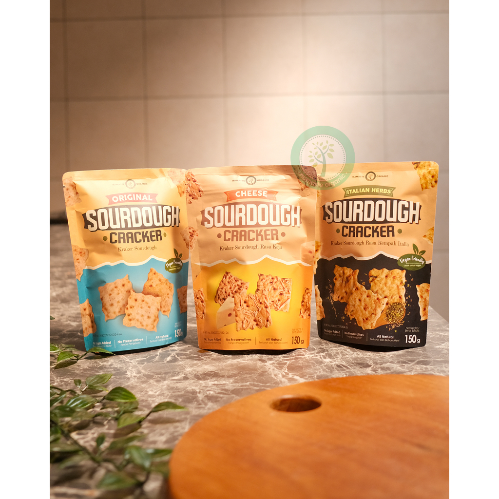 

PROMO SAVORY SOURDOUGH CRACKERS - ORIGINAL HERBS CHEESE