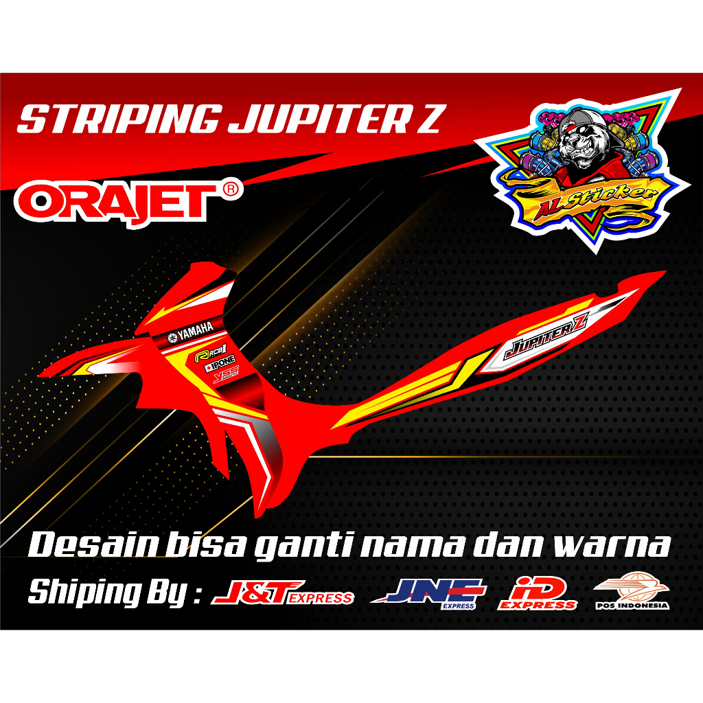 Striping Jupiter Z Custom Road Race Model Terbaru