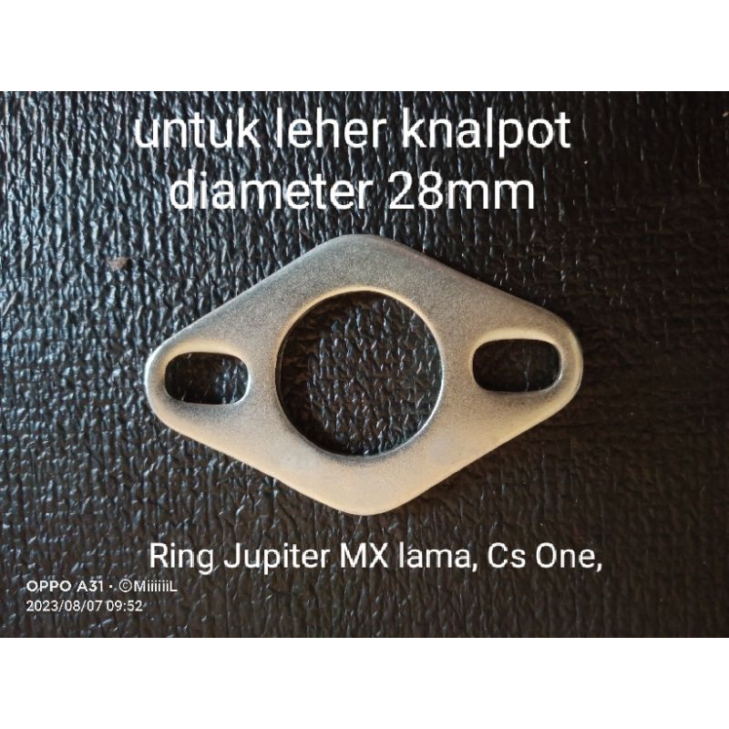 Ring leher knalpot Jupiter MX lama, cs one, Mio j, Mio sporty, cincin leher knalpot diameter 28mm