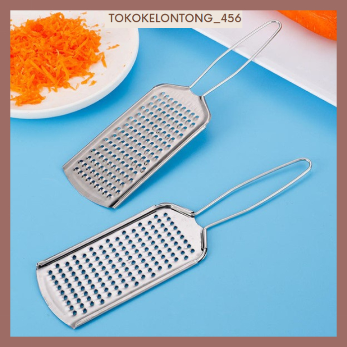 Parutan keju coklat wortel MPASI Stainlesstell/Parut keju kecil