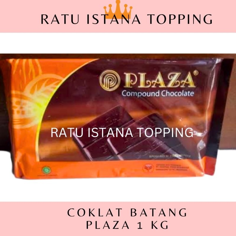 

COKLAT BATANG PLAZA 1 KG COKELAT BLOK DARK COMPOUND CHOCOLATE DCC