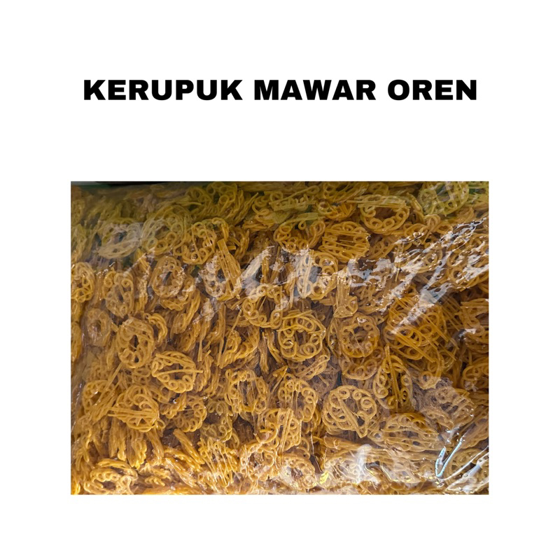 

KERUPUK MAWAR OREN 250GR / KERUPUK SEBLAK