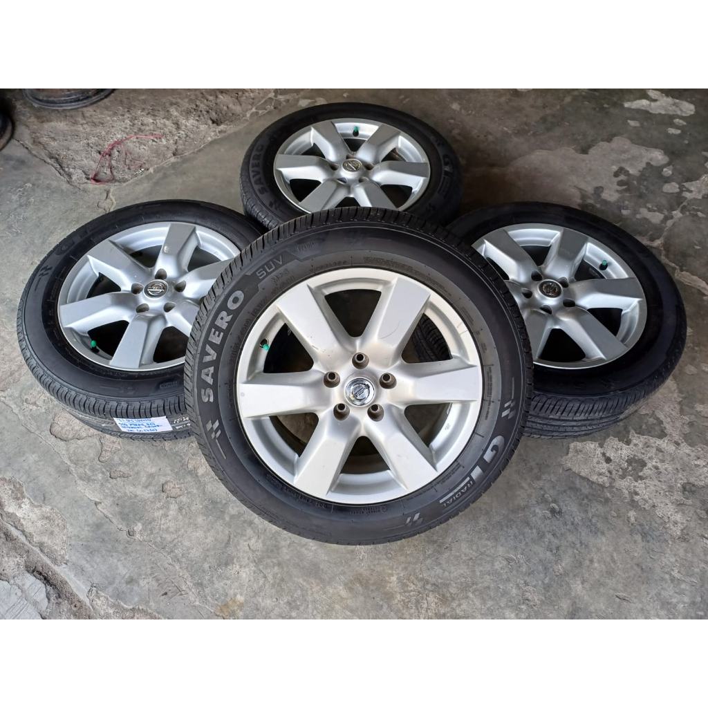 velg mobil standar x-trail ring 17 ban 215 60 ring 17 savero