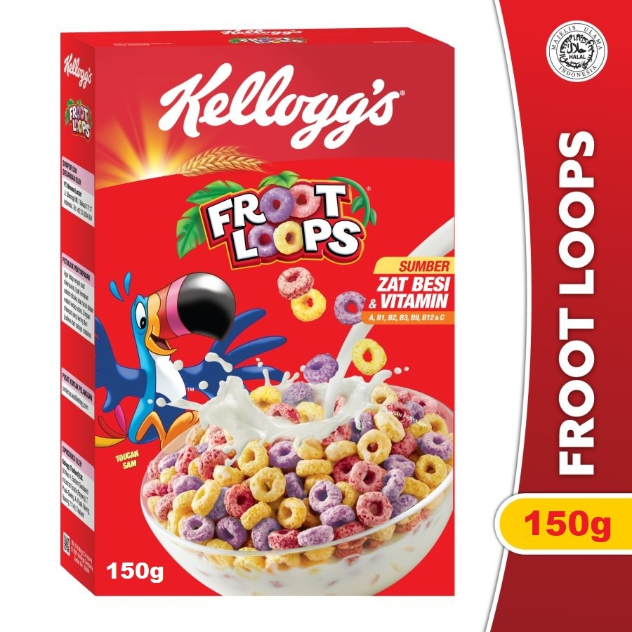 

Kelloggs Froot Loops Sereal - 150 gr