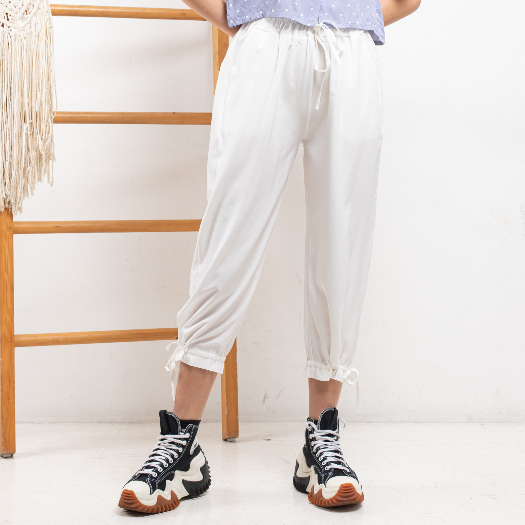 Avenue Celana Wanita Kerut - Pants Tie Ankle - Celana Jogger Wanita Korea (SKU 24147)