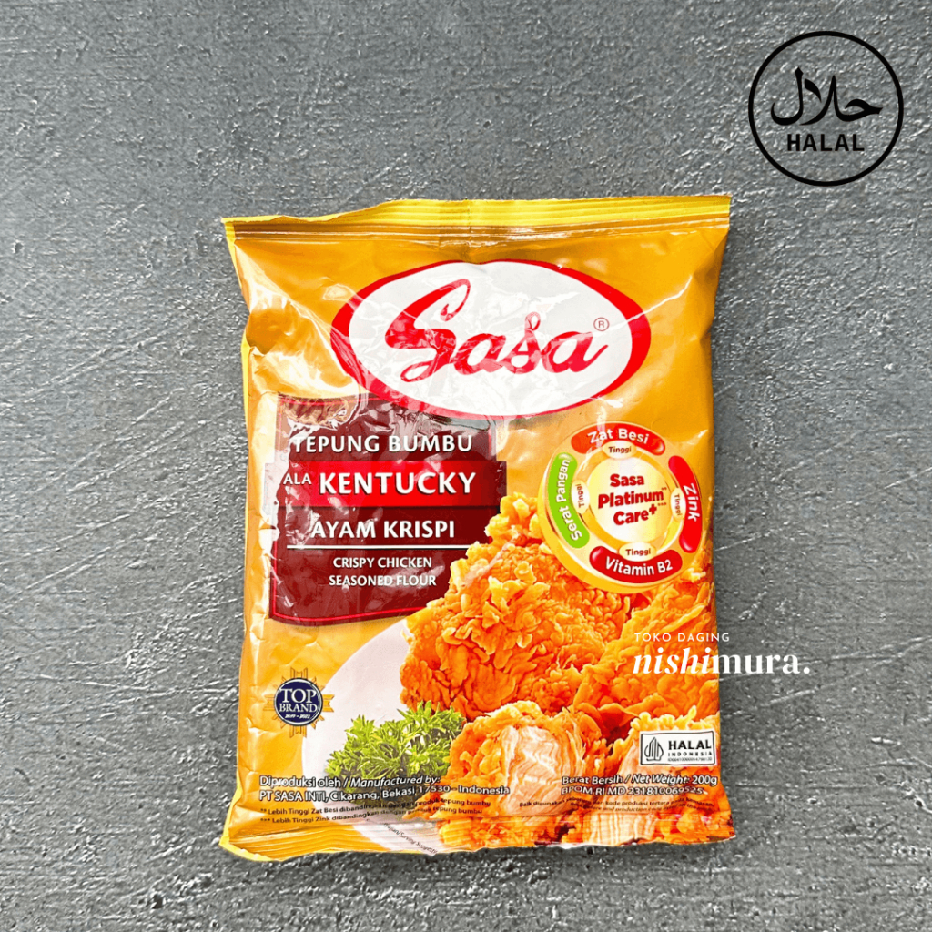 

Tepung Ayam Goreng Crispy ala Kentucky Krispi Sasa - Garing Berbumbu - Halal