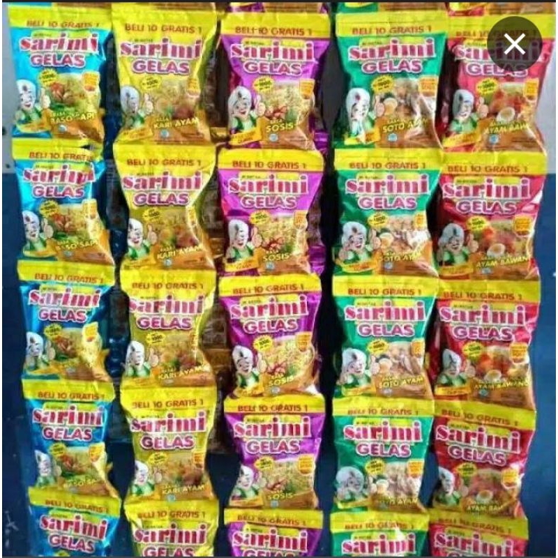 

SARIMIE GELAS RENCENG 10 RB DPT 10 PCS