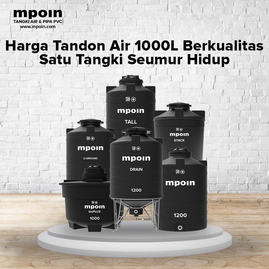 Tangki Air Mpoin Reguler Tipe 800