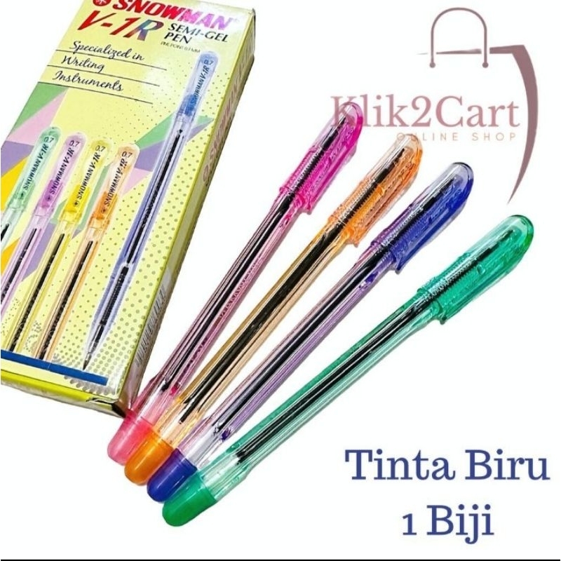 

bolpen snowman / bolpen tinta biru / bolpen snowman V1 0.7